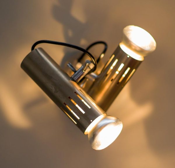 Alain Richard Double Tubular Sconce by Disderot - Image 3