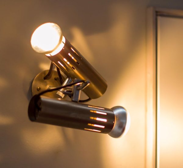 Alain Richard Double Tubular Sconce by Disderot - Image 6