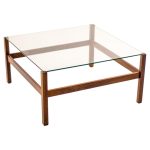 Minimalist Brazilian Rosewood Coffee Table