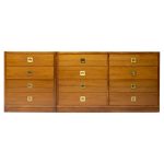 Chest of Drawers Set in Walnut