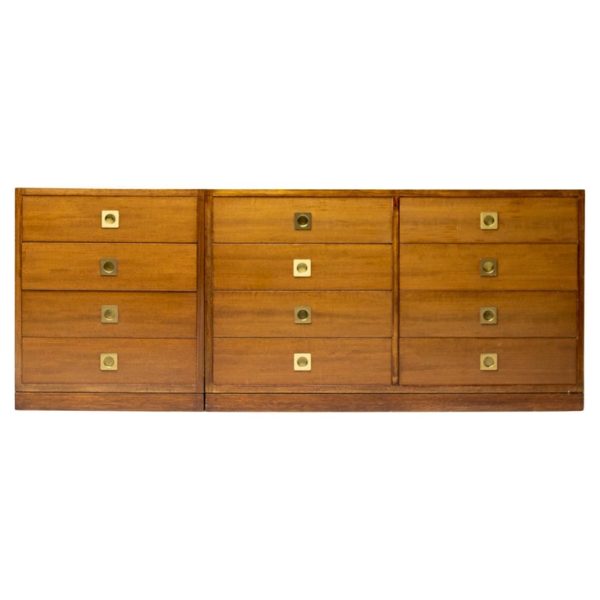 Chest of Drawers Set in Walnut