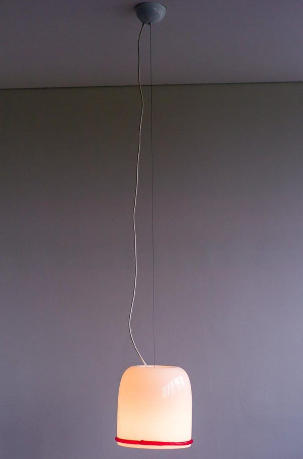 Ettore Sottsass for Vistosi Glass Pendant, Italy, 1970s - Image 5
