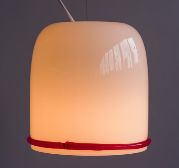 Ettore Sottsass for Vistosi Glass Pendant, Italy, 1970s - Image 6