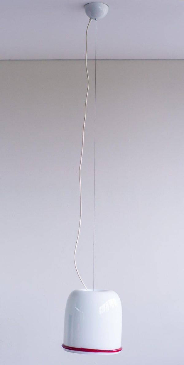 Ettore Sottsass for Vistosi Glass Pendant, Italy, 1970s - Image 3
