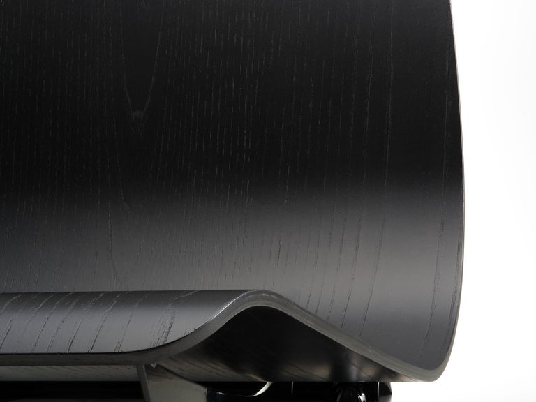 Jean Prouvé “Antony” Chair — Limited Edition, Black Frame / Black Plywood Seat - Image 4