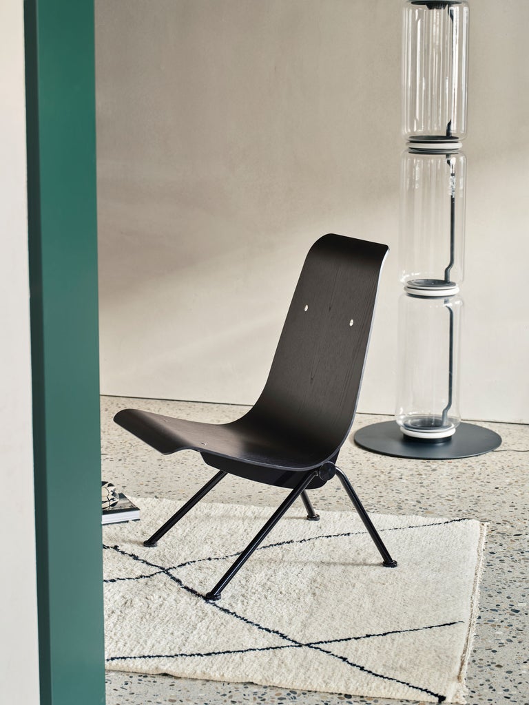 Jean Prouvé “Antony” Chair — Limited Edition, Black Frame / Black Plywood Seat - Image 11