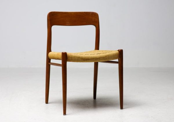 Set of 4 Model #75 Chairs, Niels Møller, JL Møllers Møbelfabrik, Denmark, 1960 - Image 2