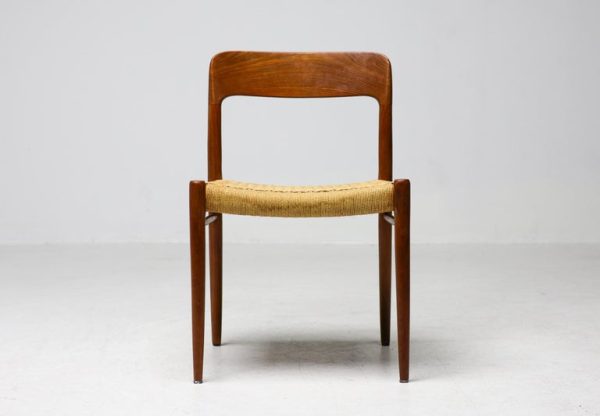 Set of 4 Model #75 Chairs, Niels Møller, JL Møllers Møbelfabrik, Denmark, 1960 - Image 5