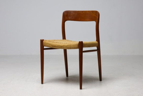 Set of 4 Model #75 Chairs, Niels Møller, JL Møllers Møbelfabrik, Denmark, 1960 - Image 6