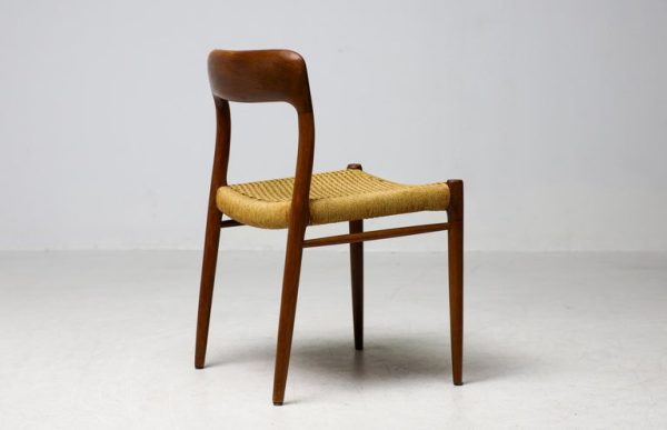 Set of 4 Model #75 Chairs, Niels Møller, JL Møllers Møbelfabrik, Denmark, 1960 - Image 3