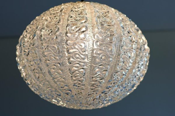 Mid Century Modern Doria Glass Globe Pendant - Image 6