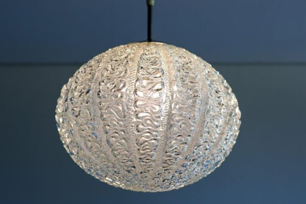 Mid Century Modern Doria Glass Globe Pendant - Image 2