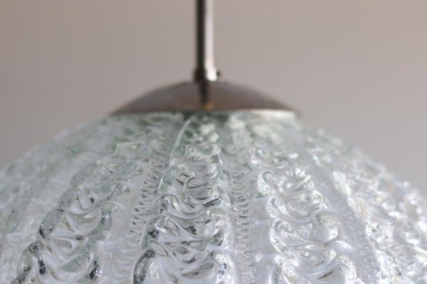 Mid Century Modern Doria Glass Globe Pendant - Image 8