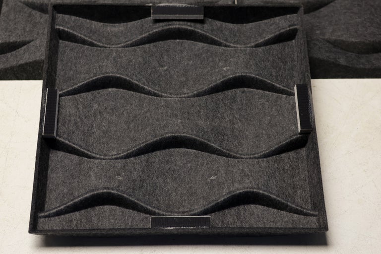 Set of Ten Soundwave Swell Acoustic Wall Panels by Jin Kuramoto for Offecct - Image 6