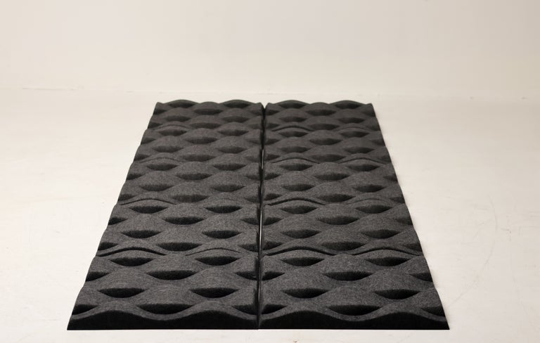 Set of Ten Soundwave Swell Acoustic Wall Panels by Jin Kuramoto for Offecct - Image 7