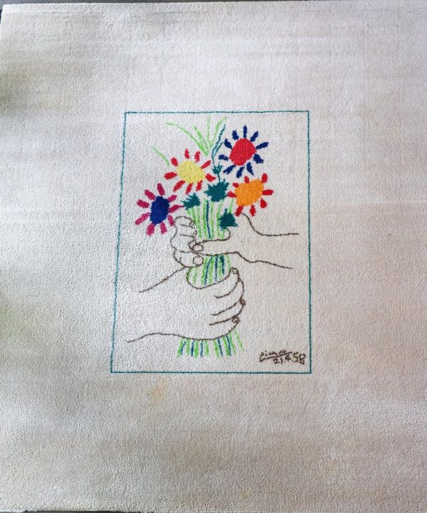 Desso Rug Tapestry Picasso Le Bouquet Paris Edition 1958/1997 - Image 2