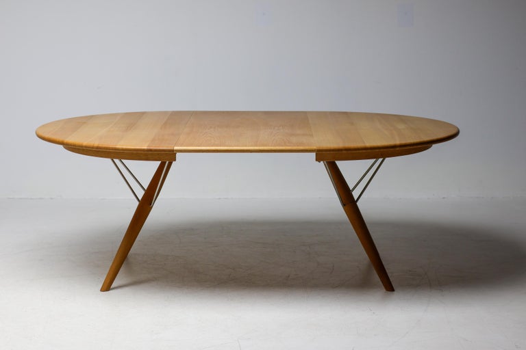 Hans J. Wegner PP75 Extendable Dining Table in Oak - Image 6