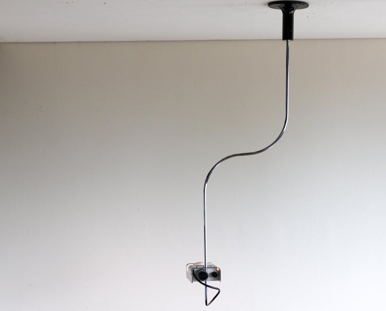 Rare Early Joe Colombo Spider Ceiling or Wall Lamp by O-Luce, 1967 - Image 2