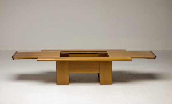 Monumental Cherry Coffee Table / Bar - Image 3