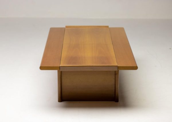 Monumental Cherry Coffee Table / Bar - Image 8