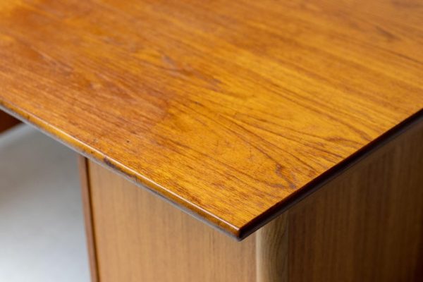 H.P. Hansen Danish Modern Teak Desk - Image 3