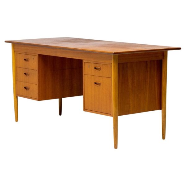 H.P. Hansen Danish Modern Teak Desk