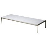 Rare PK63 Flint Rolled Marble Coffee Table by Poul Kjærholm