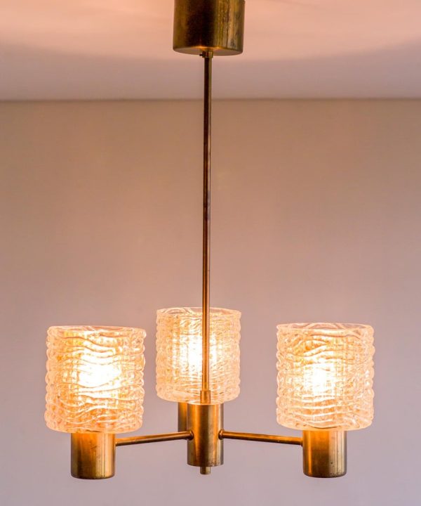 Mid Century Modern Chandelier by Carl Fagerlund - Image 9
