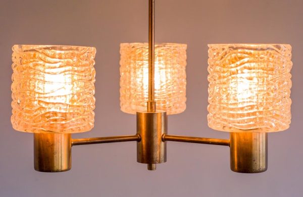 Mid Century Modern Chandelier by Carl Fagerlund - Image 3