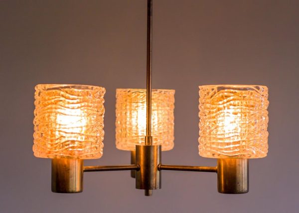 Mid Century Modern Chandelier by Carl Fagerlund - Image 7