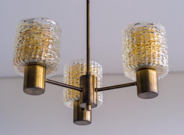Mid Century Modern Chandelier by Carl Fagerlund - Image 4