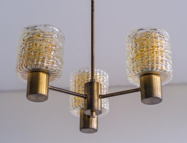Mid Century Modern Chandelier by Carl Fagerlund - Image 6