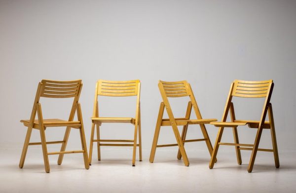 Plywood Folding Chairs - Image 2