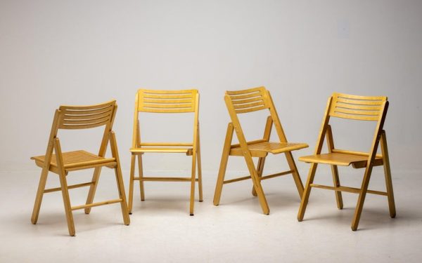 Plywood Folding Chairs - Image 8