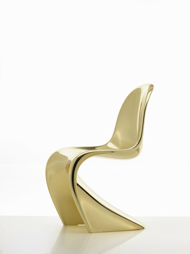Verner Panton Panton Chair — Limited Edition in Gold - Image 3