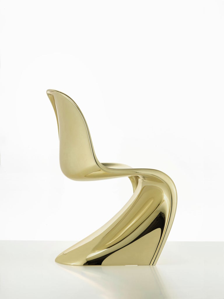 Verner Panton Panton Chair — Limited Edition in Gold - Image 8