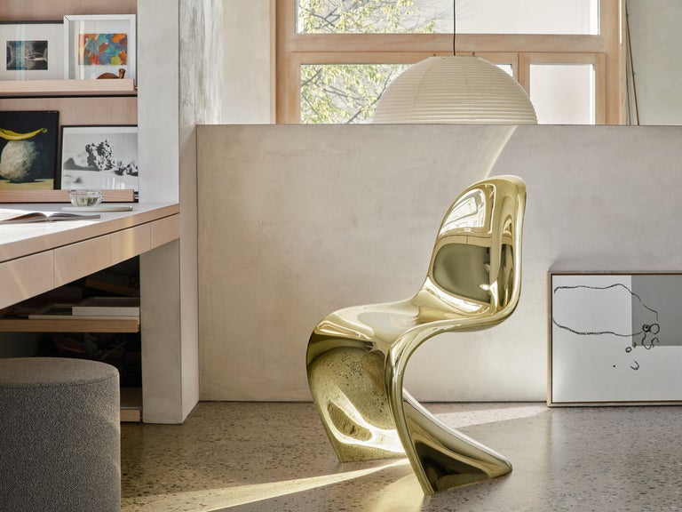Verner Panton Panton Chair — Limited Edition in Gold - Image 4