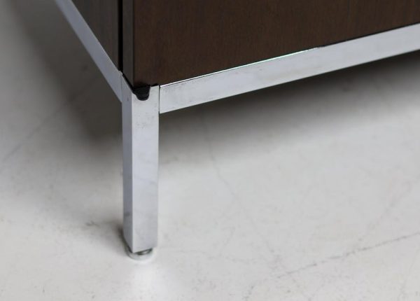 Florence Knoll Walnut Sideboard Mid Century Modern Executive Boardroom Storage - Image 6