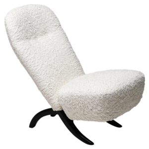 Theo Ruth for Artifort Black & White ‘Congo’ Lounge Chair, 1952, The Netherlands
