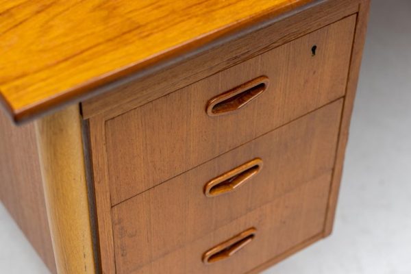 H.P. Hansen Danish Modern Teak Desk - Image 5